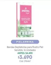 Pielarmina - Bandas Depilatorias Para Rostro Piel