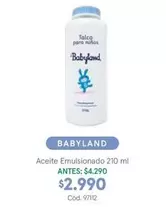Babyland - Aceite Emulsionado