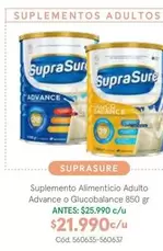Suplemento Alimenticio Adulto Advance O Glucobalance