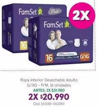 Ropa Interior Desechable Adulto