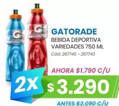 Gatorade - Bebida Deportiva Variedades