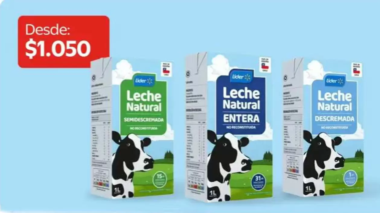 Leche Sur - Leche Natural E Secremada