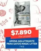 Arena Aglutinante Para Gatos Magic Litter