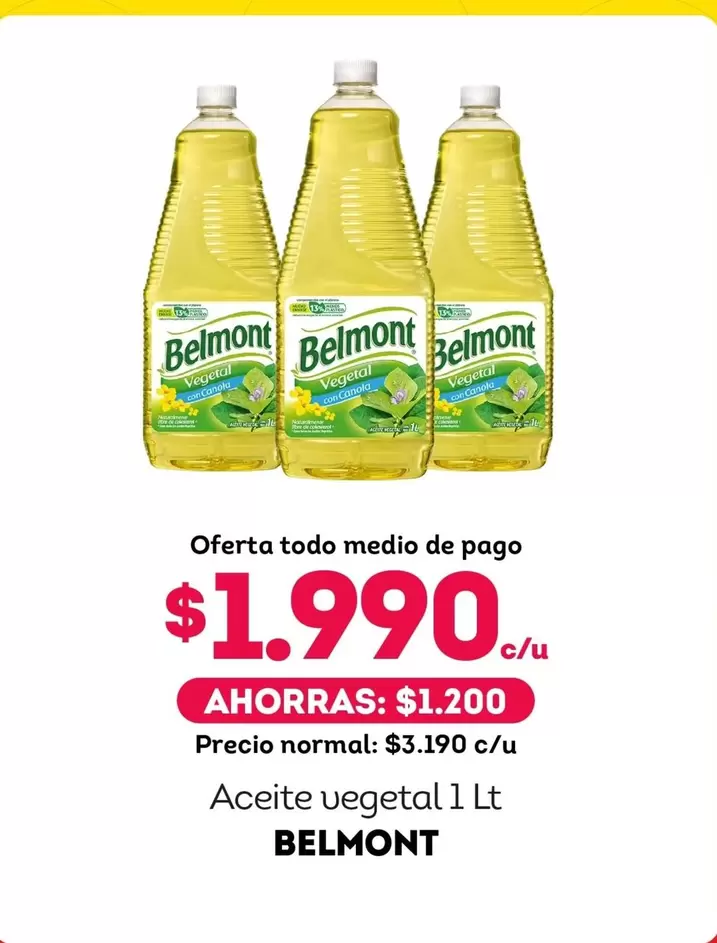 Belmont - Aceite Vegetal
