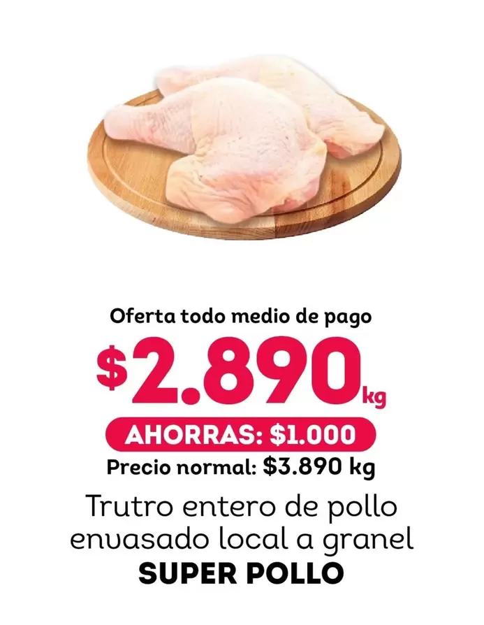 Súper Pollo - Trutro Entero De Pollo Envasado Local A Granel