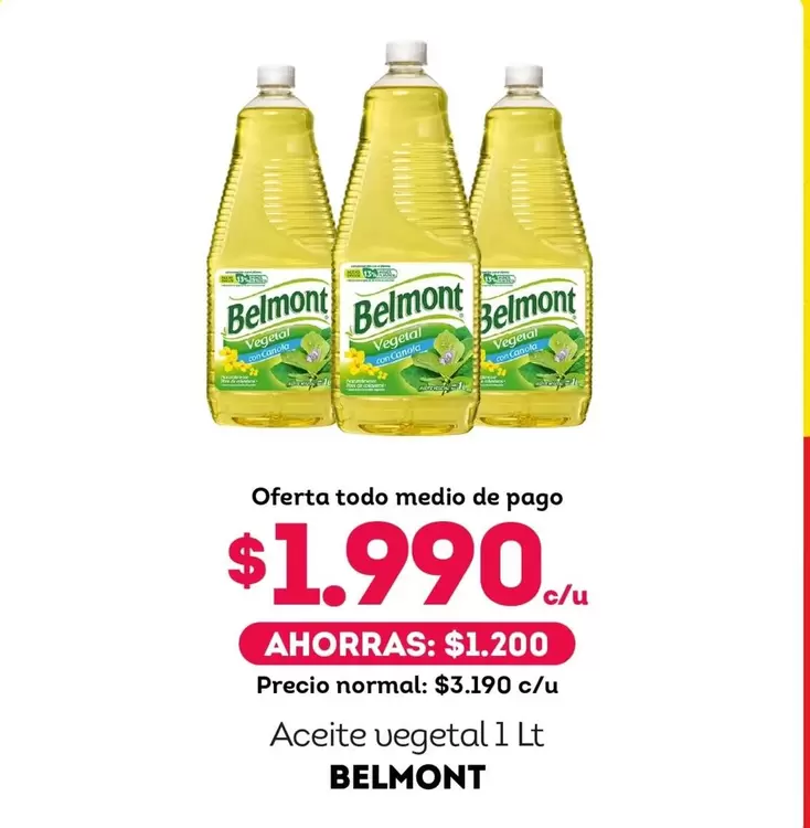 Belmont - Aceite Vegetal
