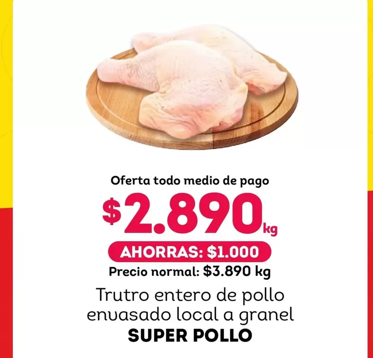 Súper Pollo - Trutro Entero De Pollo Envasado Local A Granel