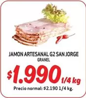 San Jorge - Jamon Artesanal G2  Granel