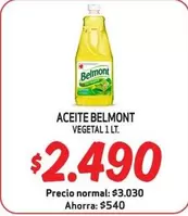 Belmont - Aceite Vegetal