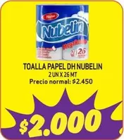 Nubelin - Toalla Papel