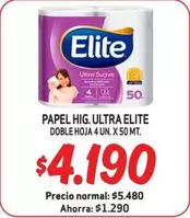 Elite - Papel Hig. Ultra  Doble Hoja