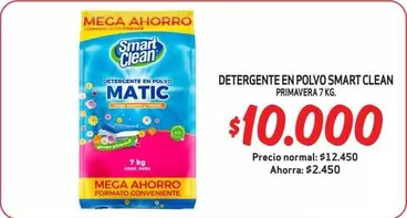 Mega - Detergente En Polvo Smart Clean