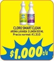 Clean - Cloro Smart  Aroma Lavanda