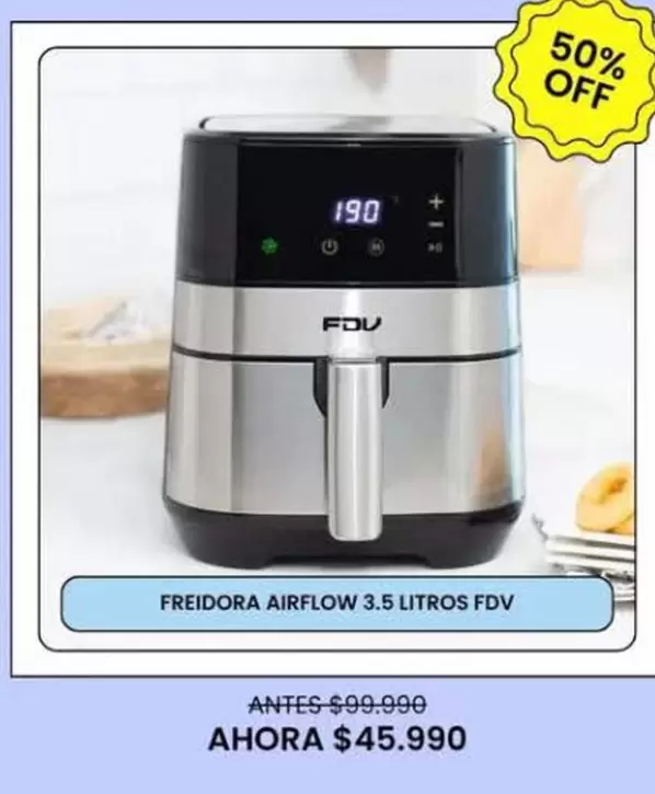 FDV - Freidora Airflow 3.5 Litros