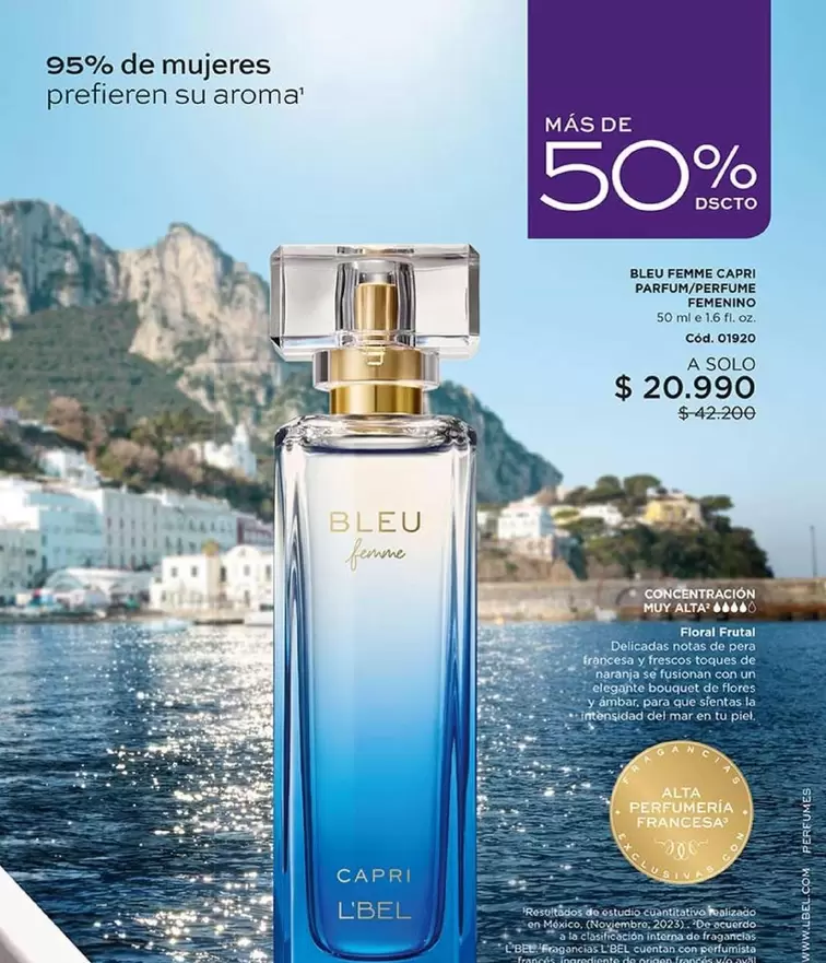 Capri - Bleu Femme