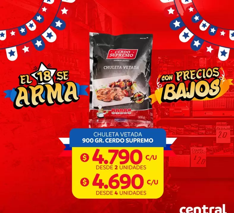 Superior - Chuleta Vetada