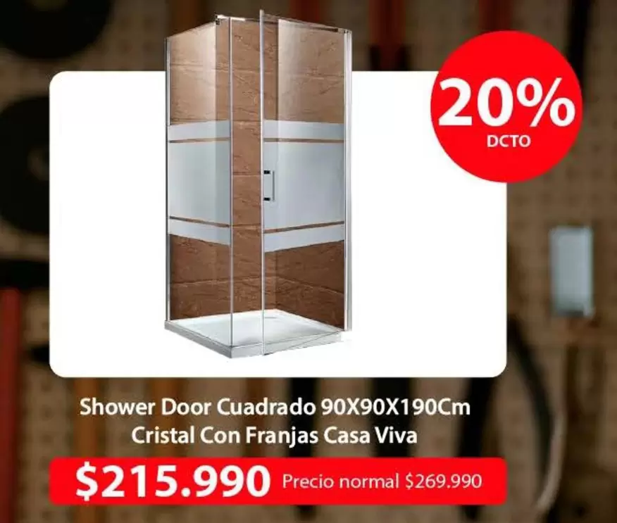 Cristal - Shower Door Cuadrado