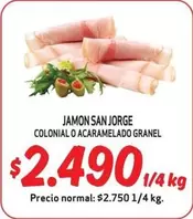 San Jorge - Jamon  Colonial O Acarramelado