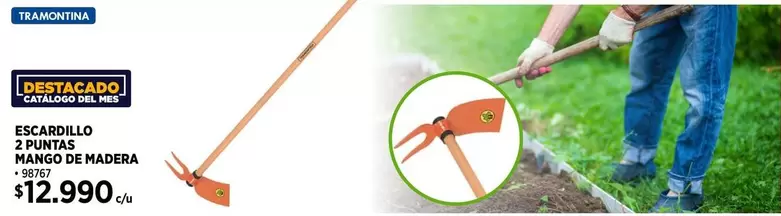 Tramontina - Escarbillo 2 Pumpso Mango De Madera