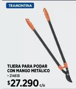 Tramontina - Tijera Para Podar Con Mango Metalico