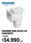 Skimmer Mini 20x32 Cm Concreto