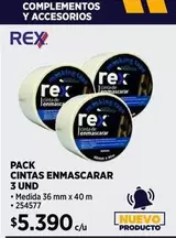 Rexona - Pack Cintas Enmascarar 3 Und