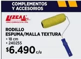 Rodillo Espuma/Malla Textura