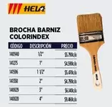 Brocha Barniz Colorindex