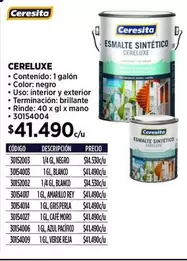 Ceresita - Cereluxe