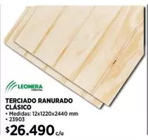 Terciado Ranurado Clásico