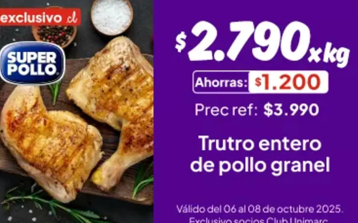 Club - Trutro Entero De Pollo Granel