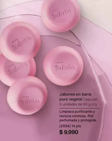 Tododía - Jabones En Barra Puro Vegetal Caja Con 5 Unidades