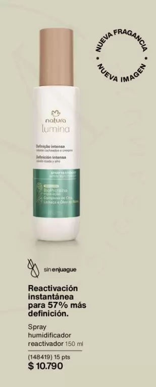 Natura - Reactivacion Instantánea Para 57% Màs Defincion