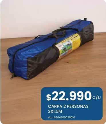 Carpa 2 Personas 2x1.5m