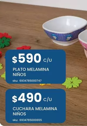 Plato Melamina Ninos