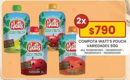 Watt's - Compota  Pouch