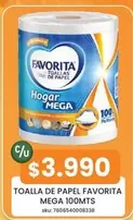 Favorita - Toalla De Papel Mega