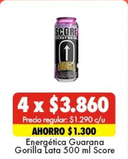 Score - Energética Lata