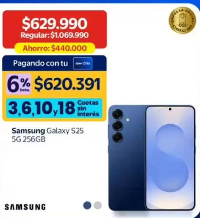 Samsung - Galaxy S25 5G 256GB
