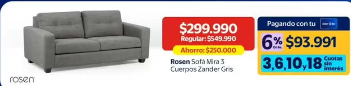 Rosen - Rose Sfo Am3 3 Cuerpos
