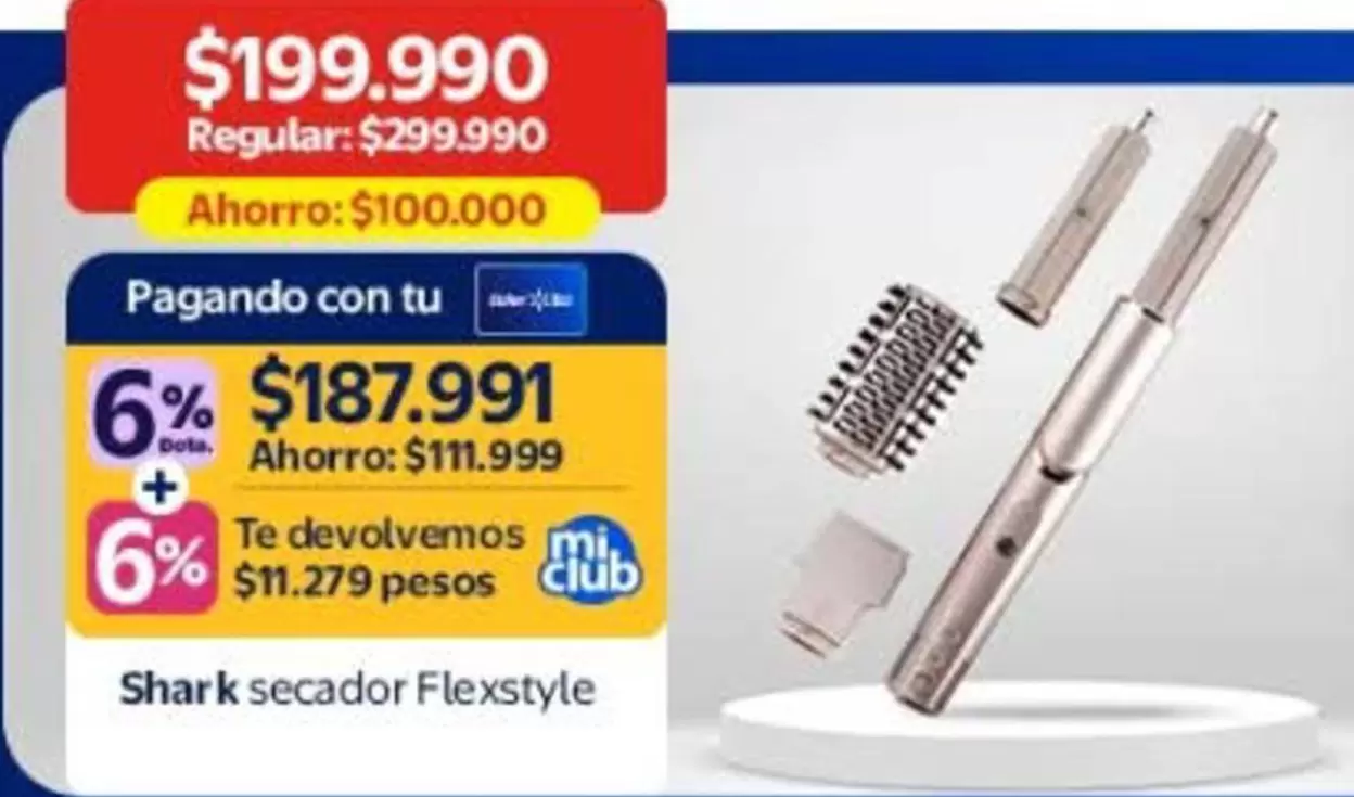 Club - Shark Secador Flexstyle