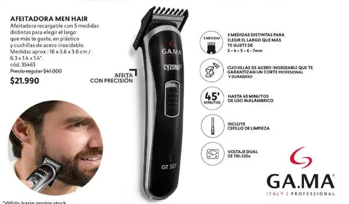 GT - Afeitadora Men Hair