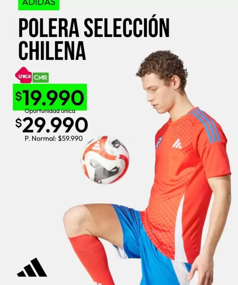 Adidas - Polera Seleccion Chilena