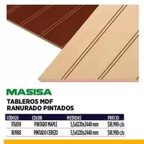 Tableros MDF Ranurado Pintados