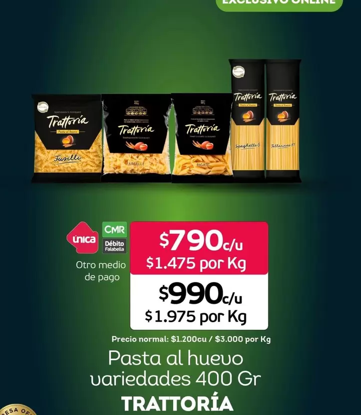 Trattoria - Pasta Al Huevo