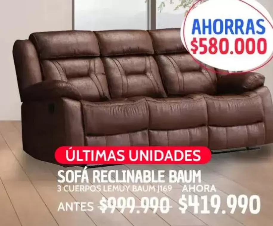 Sofa Reclinabile Baum