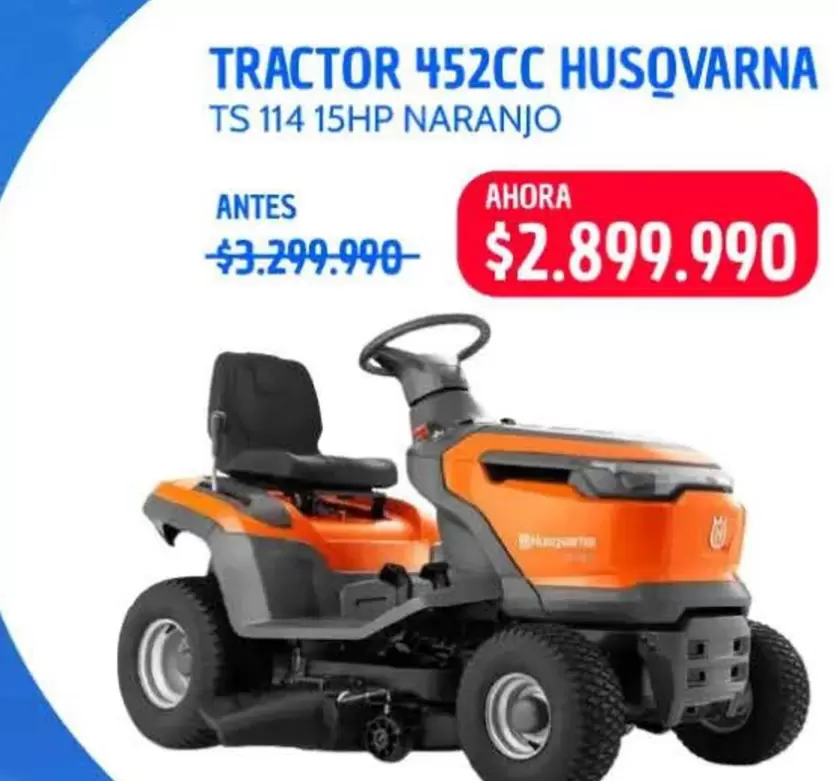 Tractor 452cc Ts 114 Naranja