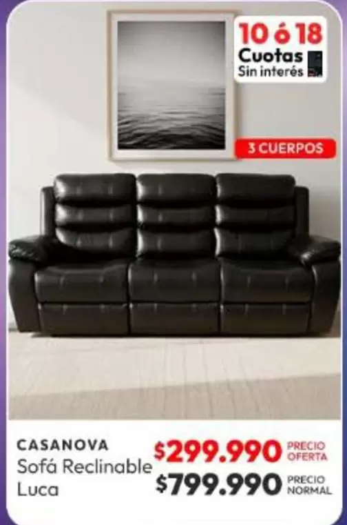 Sofá Reclinabile