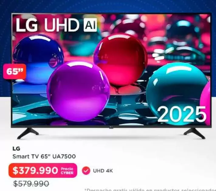 LG - Smart Tv 65" Ua7500