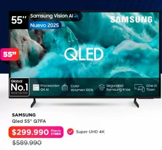 Samsung - Qled 55" Q74